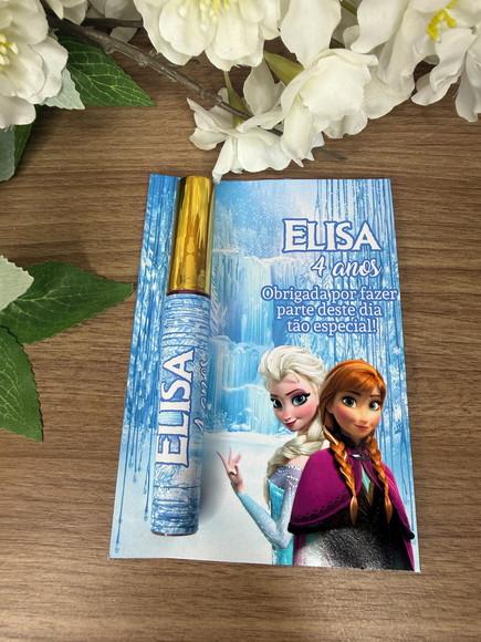 Lip Gloss com Card Personalizado Frozen