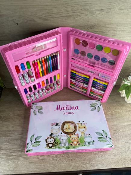 Maleta de Pintura Super Luxo Personalizada 68 Peças Safari