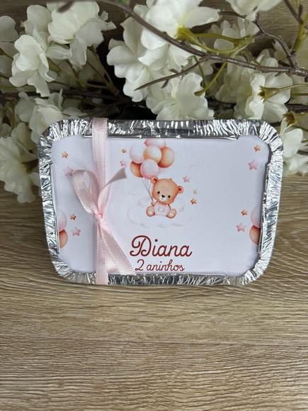 Marmitinha Personalizada 250g Ursa Balão