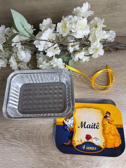 Marmitinha Personalizada Bela e a Fera (500g)