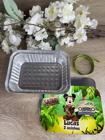 Marmitinha Personalizada Mickey Safari 500g