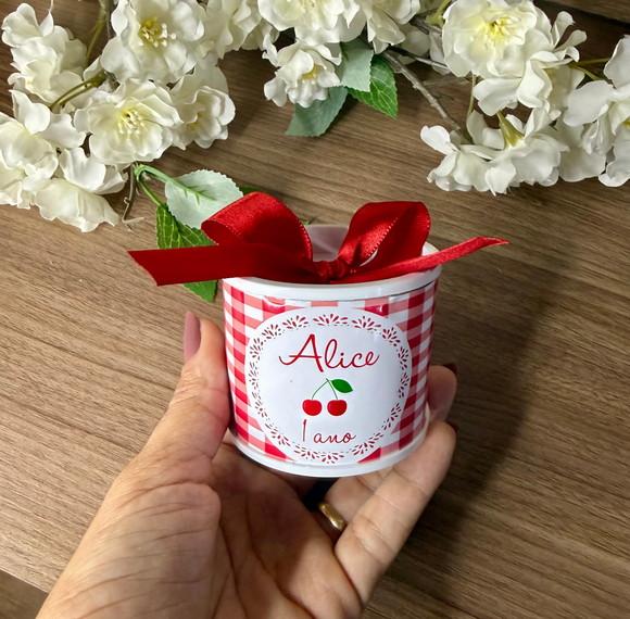 Mini Tubolata Personalizado Cereja