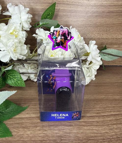 Relógio Digital com Caixinha Personalizada Guerreiras K-pop