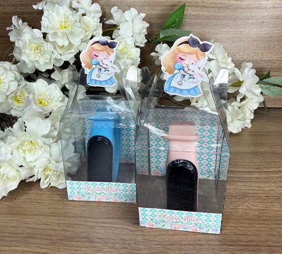 Relógio Digital Infantil com Caixinha Personalizada Alice