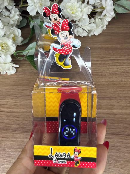 Relógio Digital Infantil com Caixinha Personalizada Minnie