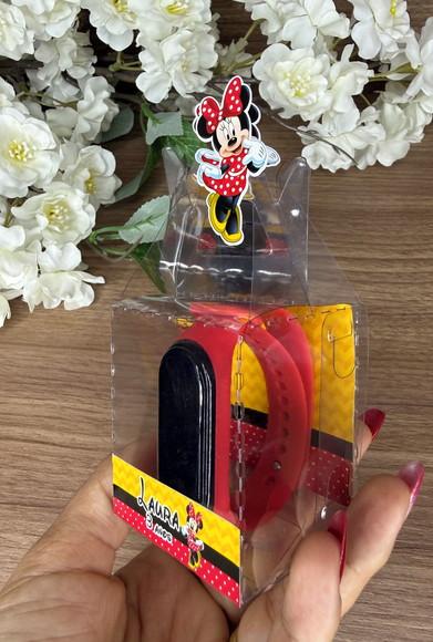 Relógio Digital Infantil com Caixinha Personalizada Minnie