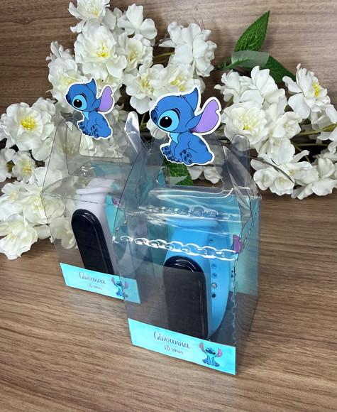 Relógio Digital Infantil com Caixinha Personalizada Stitch
