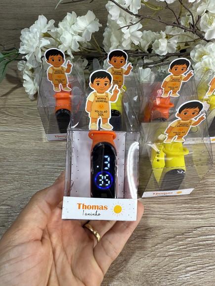 Relógio Digital Infantil com Caixinha Personalizada.