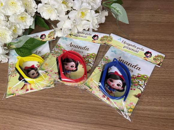 Relógio Digital Infantil Personalizado Branca de Neve