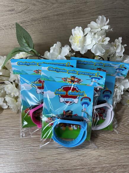 Relógio Digital Infantil Personalizado Patrulha Canina