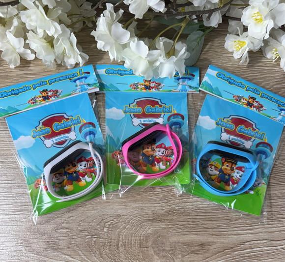 Relógio Digital Infantil Personalizado Patrulha Canina