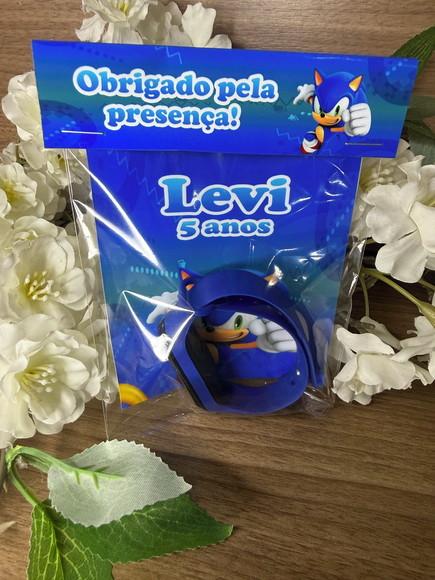 Relógio Digital Infantil Personalizado Sonic