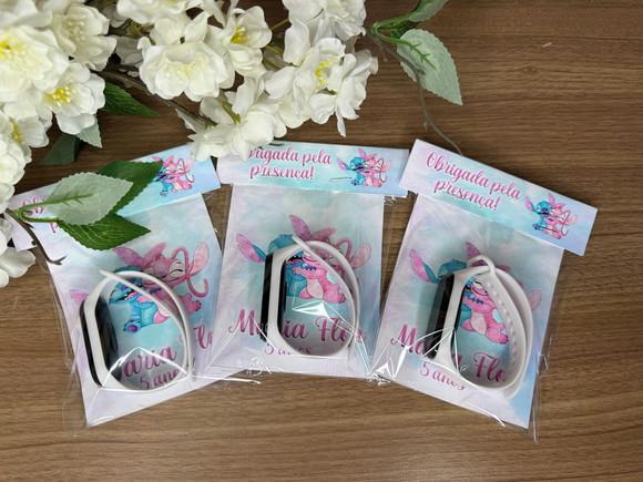 Relógio Digital Infantil Personalizado Stitch e Angel