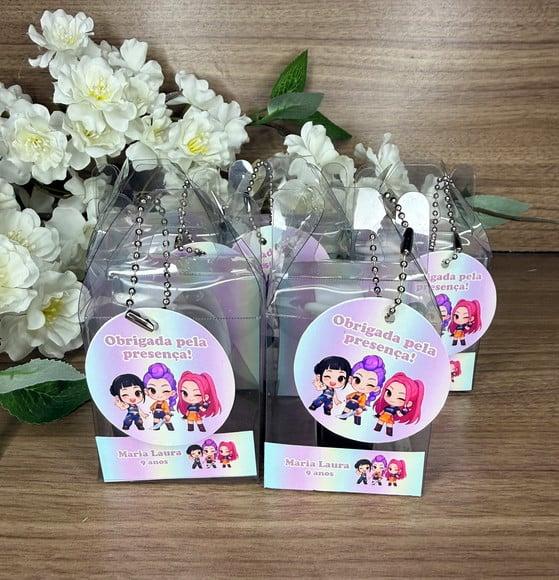 Relógio Infantil com Caixinha Personalizada Guerreiras K-pop