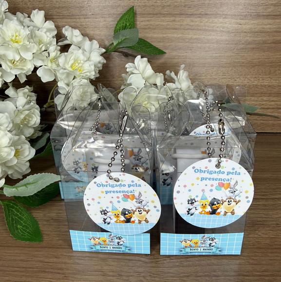 Relógio Infantil com Caixinha Personalizada Baby Loney Tunes
