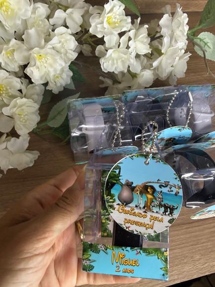 Relógio Infantil com Caixinha Personalizada Madagascar