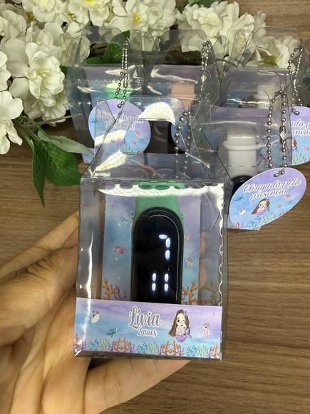 Relógio Infantil com Caixinha Personalizada Sereia