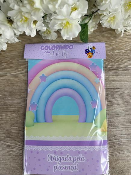 Revista de Colorir Personalizada com Lápis de Cor Bolofofos
