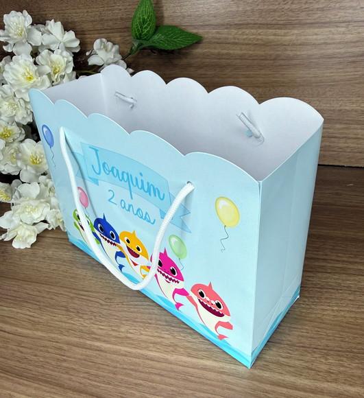 Sacola Nuvem Personalizada Baby Shark