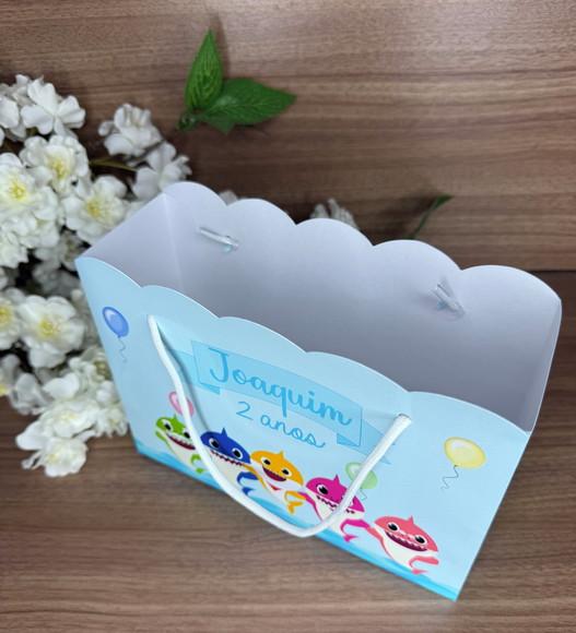 Sacola Nuvem Personalizada Baby Shark