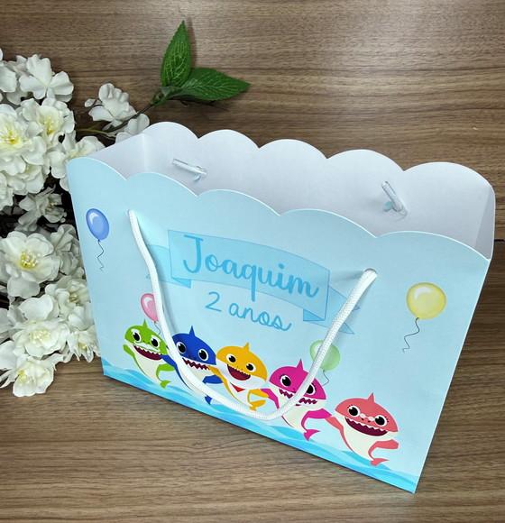 Sacola Nuvem Personalizada Baby Shark