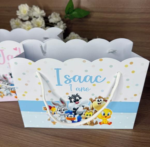 Sacola Nuvem Personalizada Baby Looney Tunes
