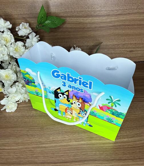 Sacola Nuvem Personalizada Bluey