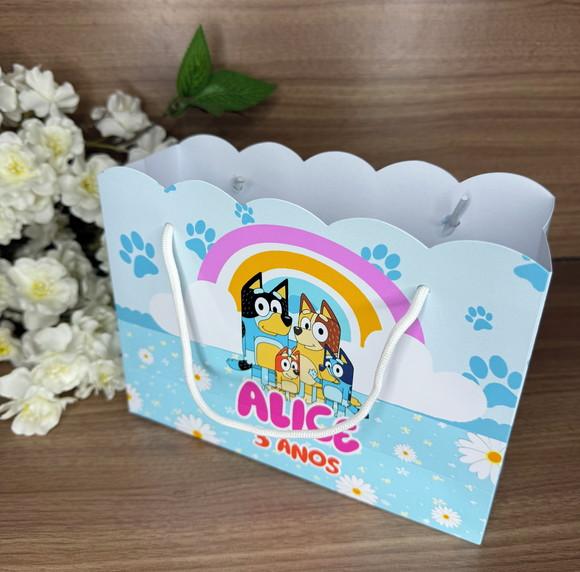 Sacola Nuvem Personalizada Bluey
