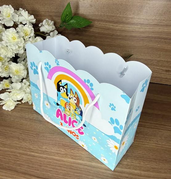 Sacola Nuvem Personalizada Bluey