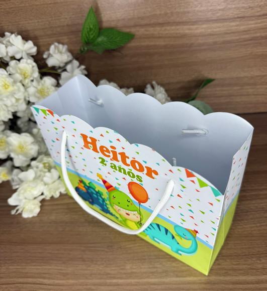 Sacola Nuvem Personalizada Dino Baby