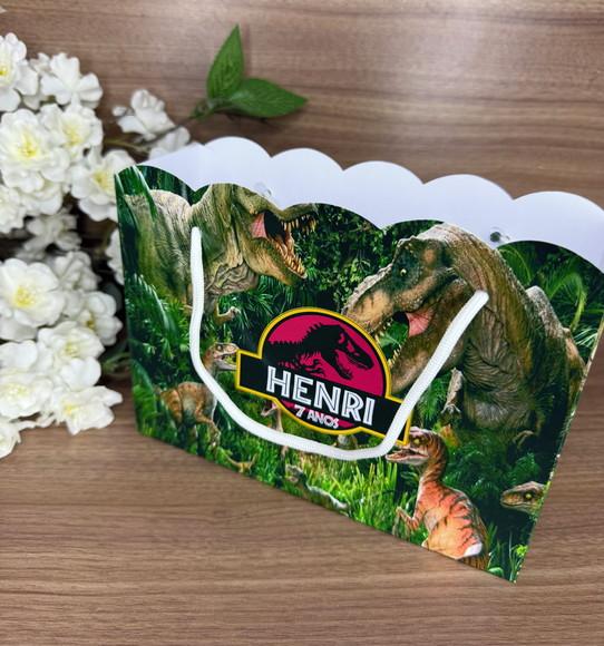 Sacola Nuvem Personalizada Dinossauro