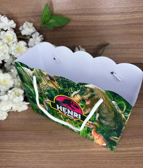 Sacola Nuvem Personalizada Dinossauro
