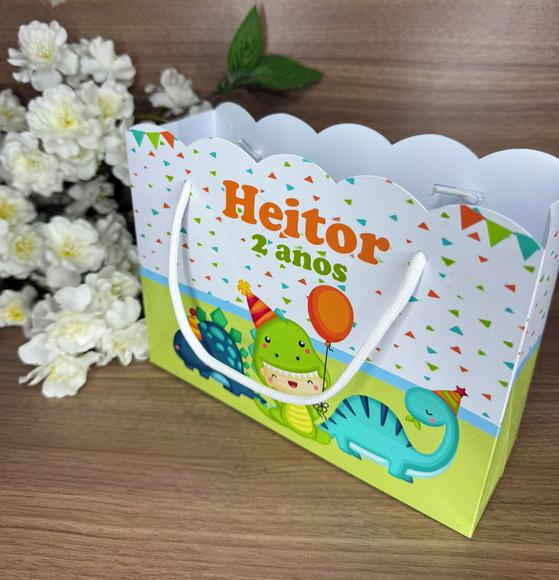 Sacola Nuvem Personalizada Dino Baby