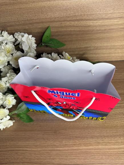 Sacola Nuvem Personalizada Homem Aranha
