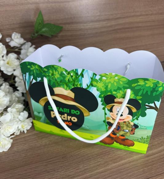Sacola Nuvem Personalizada Mickey Safari