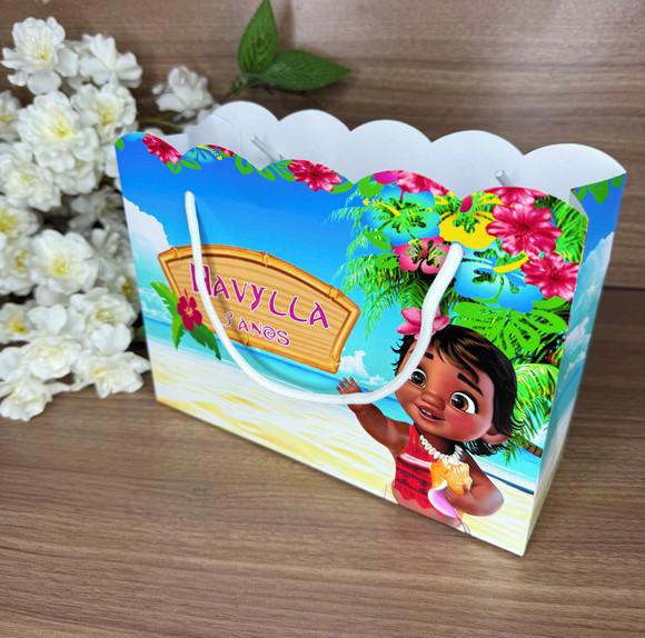 Sacola Nuvem Personalizada Moana Cute