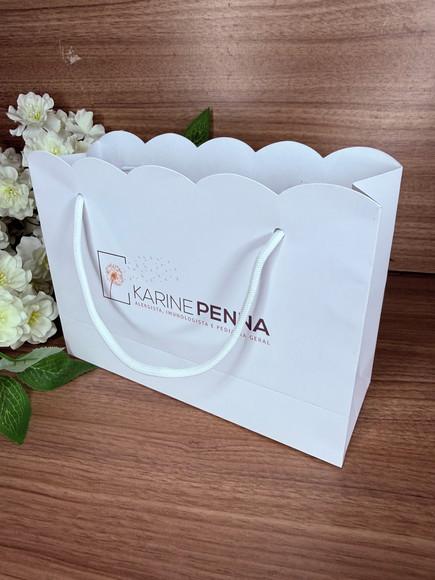 Sacola Nuvem Personalizada Primeira para Lojas (atacado)