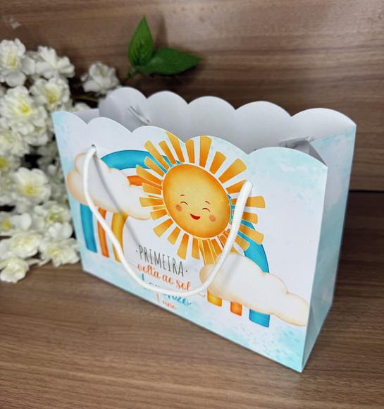 Sacola Nuvem Personalizada Primeira Volta ao Sol