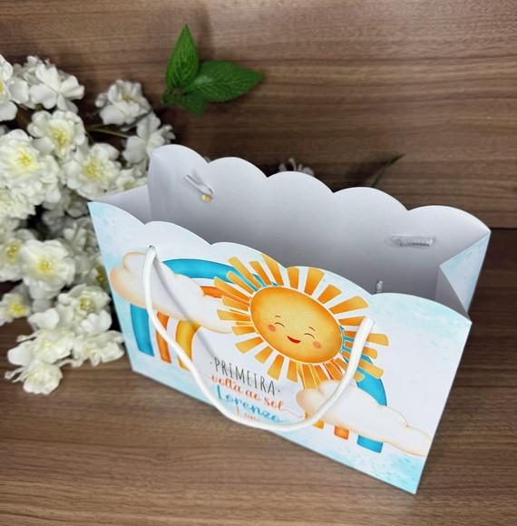 Sacola Nuvem Personalizada Primeira Volta ao Sol