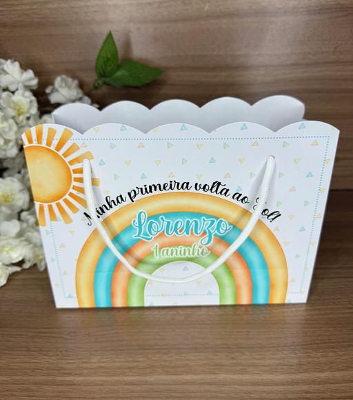 Sacola Nuvem Personalizada Primeira Volta ao Sol
