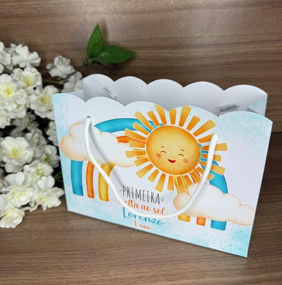 Sacola Nuvem Personalizada Primeira Volta ao Sol