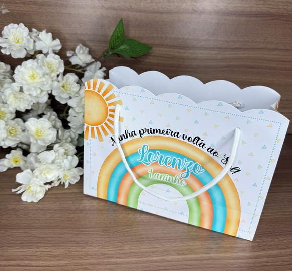 Sacola Nuvem Personalizada Primeira Volta ao Sol