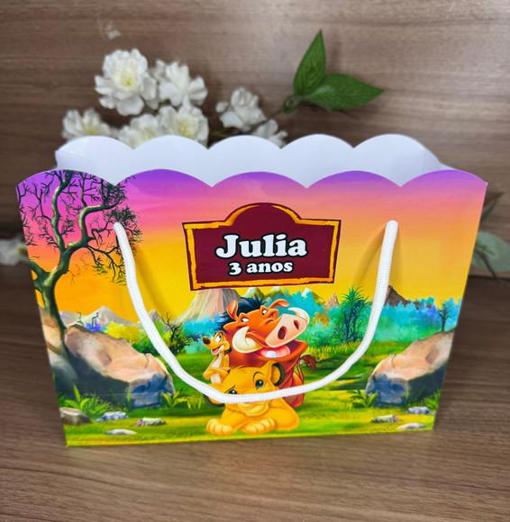 Sacola Nuvem Personalizada Rei Leão