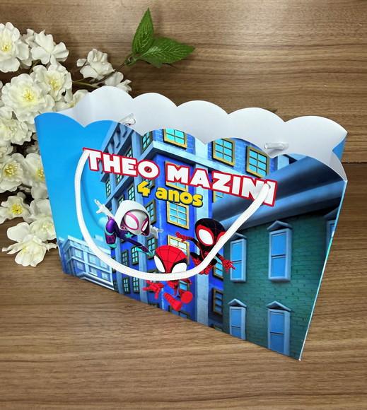 Sacola Nuvem Personalizada Spidey e Seus Amigos