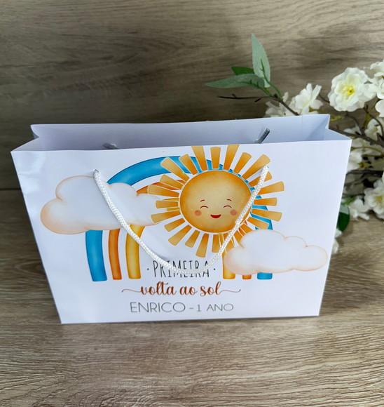 Sacola Personalizada 20x15 a Primeira Volta ao Sol