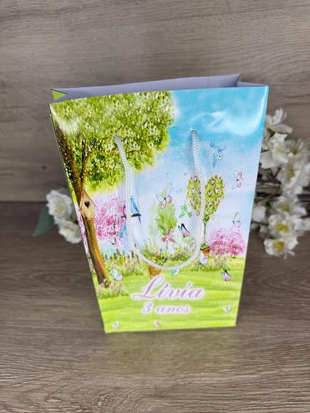 Sacola Personalizada 22x13 Jardim