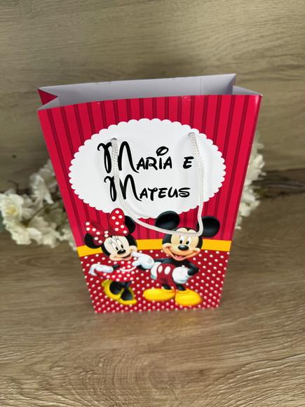 Sacola Personalizada 22x13 Mickey e Minnie