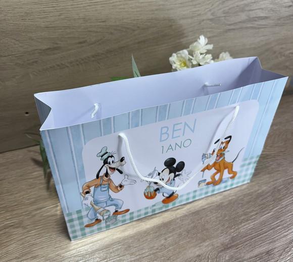 Sacola Personalizada G 27x18 cm (qualquer Tema)