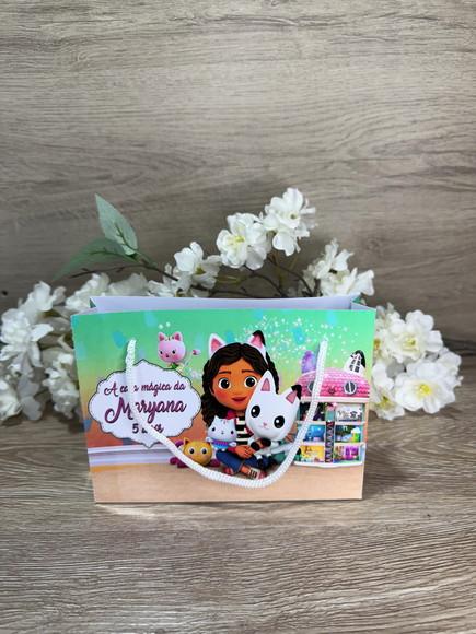 Sacolinha Personalizada 15x11 Casa Mágica da Gaby
