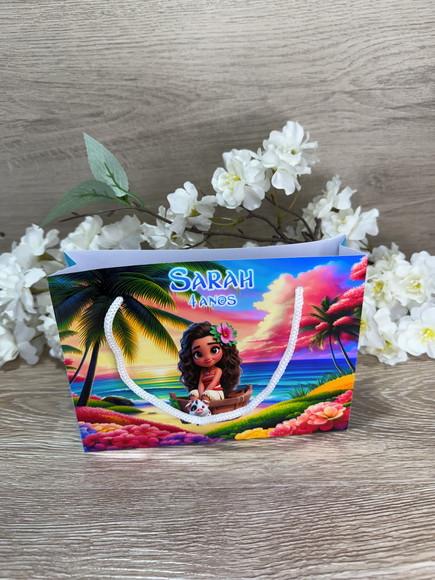 Sacolinha Personalizada 15x11 Moana Cute